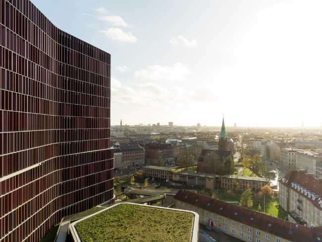 tore laboratorio facciata lame rame