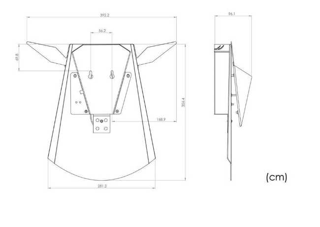 lapada parete cervo dimensioni arredo