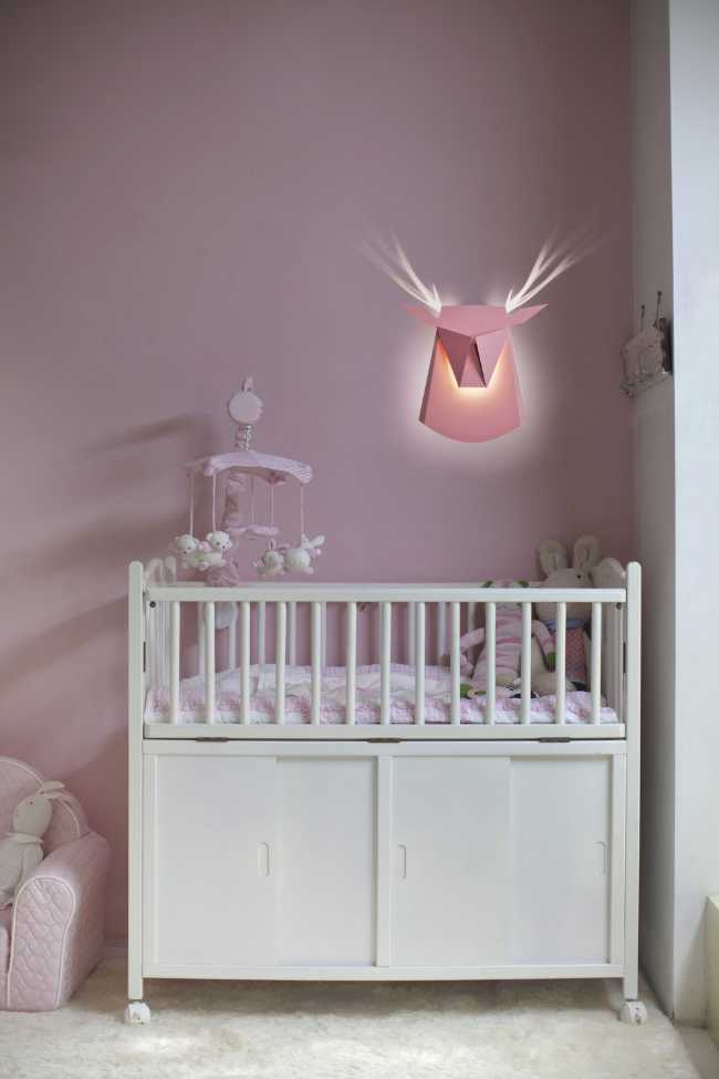 lapada parete cervo rosa