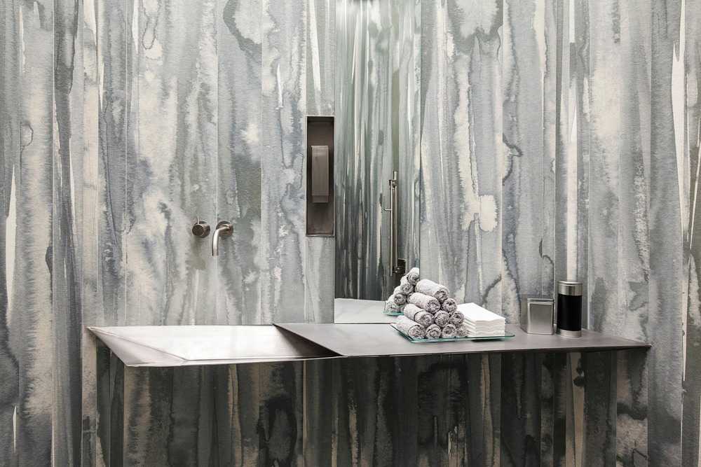 restaurant design custom slabs wall tiles