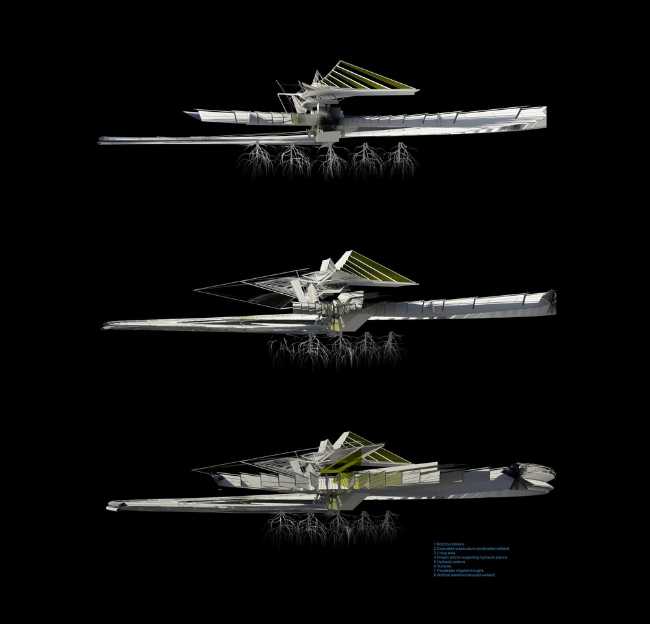 studio modulo abitativo resistenza uragani