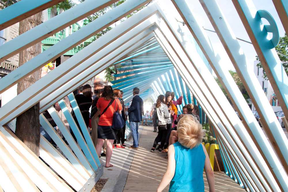 urban decoration tunnel shade