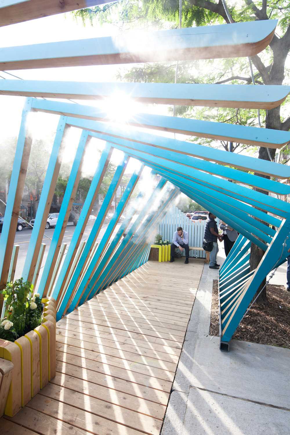 urban decoration tunnel shade