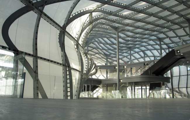 struttura curvilinea in acciaio