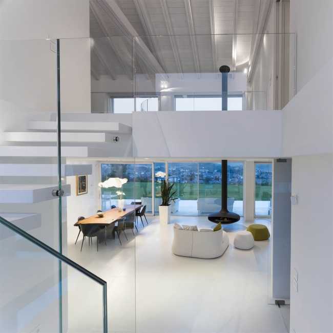 scala parapetto vetro