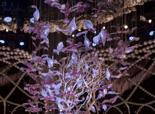 montaje de eventos de boda y columnas