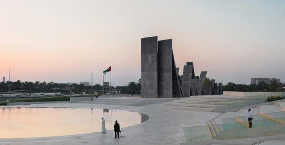 memorial park art architecture urban lake