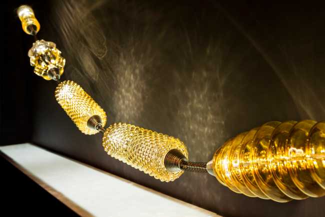 luce led vetri colorati