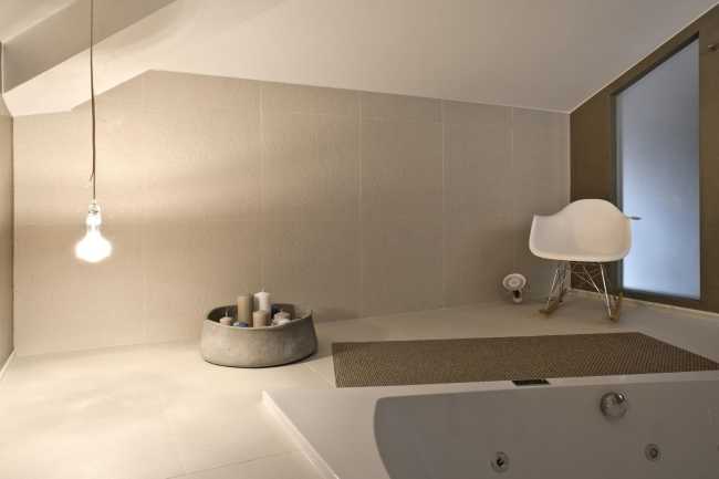 bagno con vasca incassata