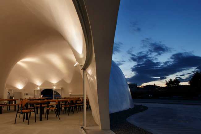 sala ristorante vista cupole