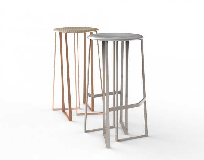 sgabelli arredo design metallo