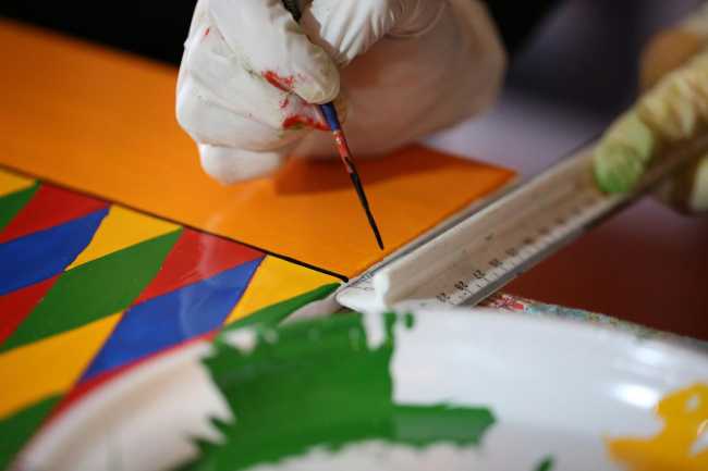 Frigorifero dipinto da artisti siciliani