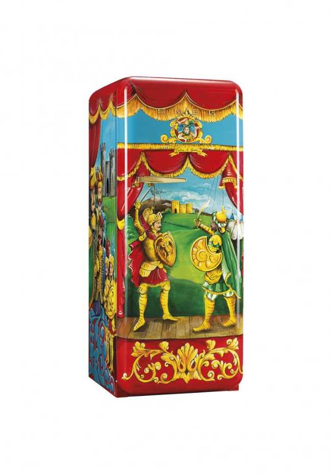 Frigorifero dipinto da artisti siciliani