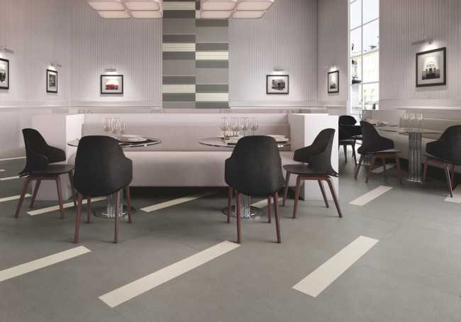 interno finiture minimal sala