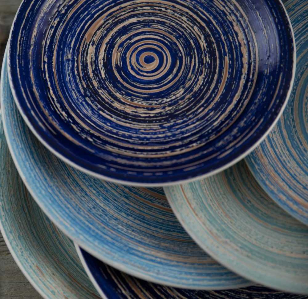 Decorazioni piatti colorati