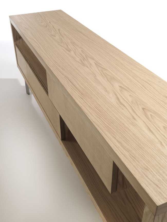 Credenza che accumula energia termica