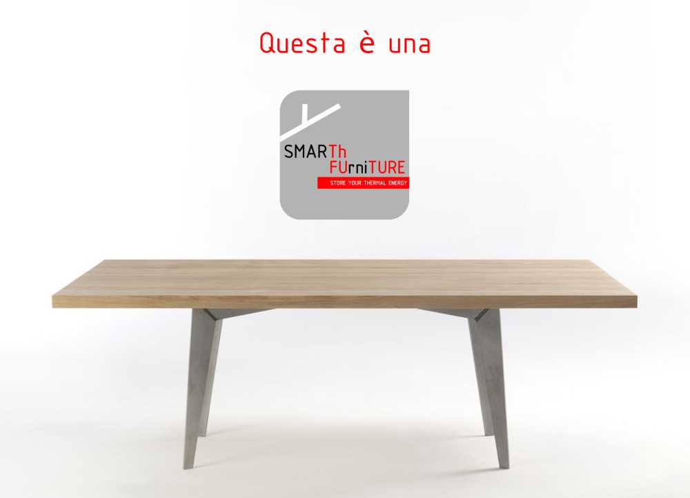 Credenza che accumula energia termica