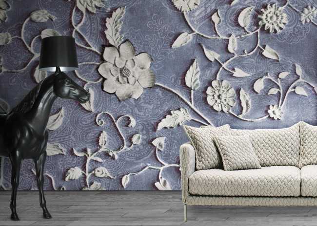 Carte da parati con fiori