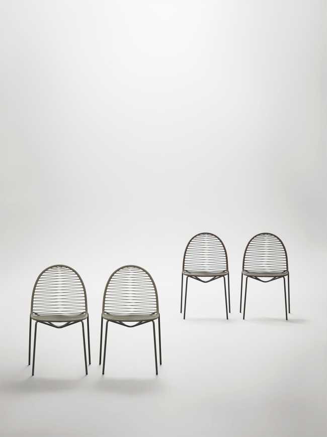 Sedute ispirate al ventaglio giapponese