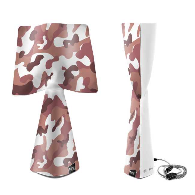 lampada in pvc artigianale