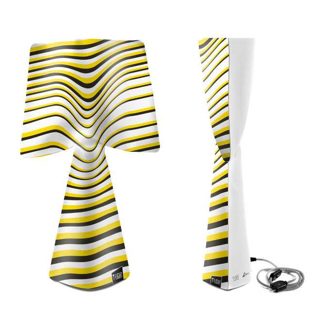 lampada artigianale pvc colorato