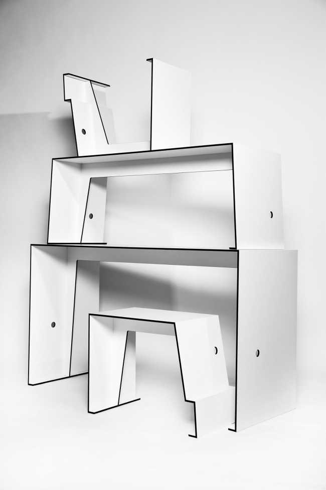 Tavolo da caffè bianco