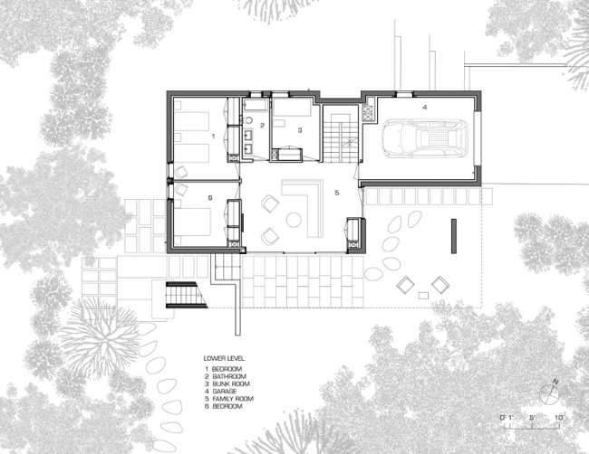 Kitchen in white and wood