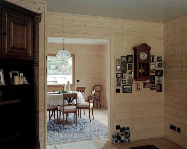 cucina e sala in legno