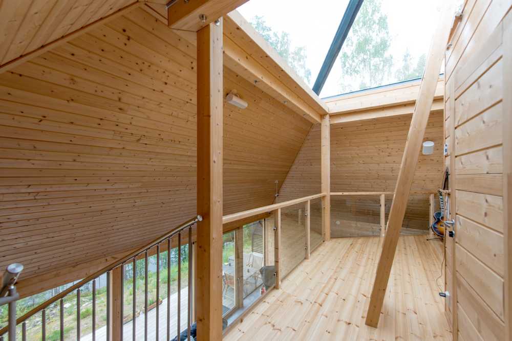 Casa en el bosque con observatorio