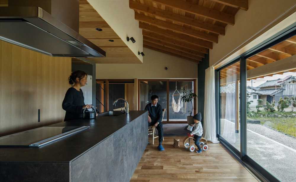 Home with great openness to the landscape