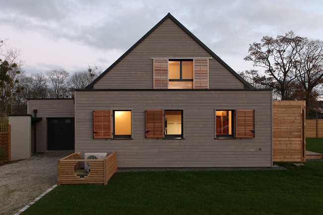 Traditional wooden cottage