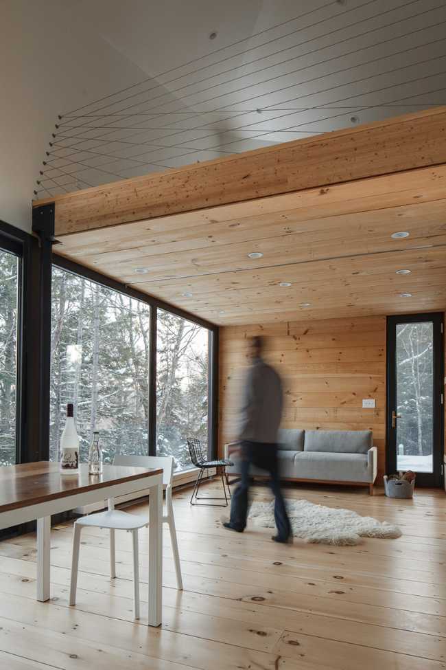 Soggiorno con soppalco