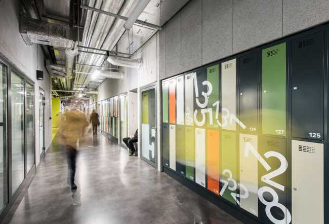 Corridors of a school