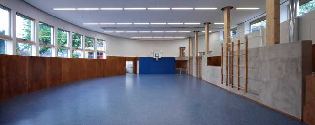 Circular school gym