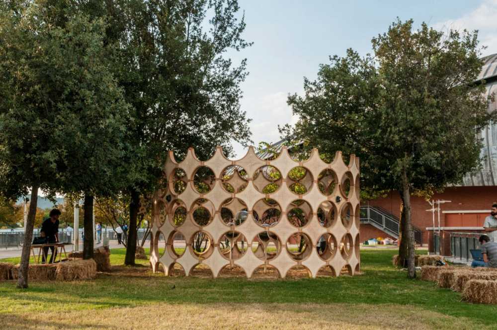 Insect pavilion in the open air