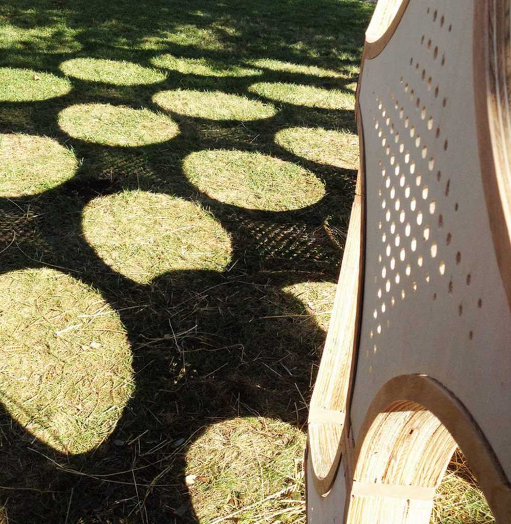 Insect pavilion in the open air