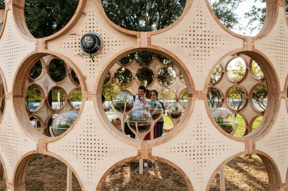 Insect pavilion in the open air