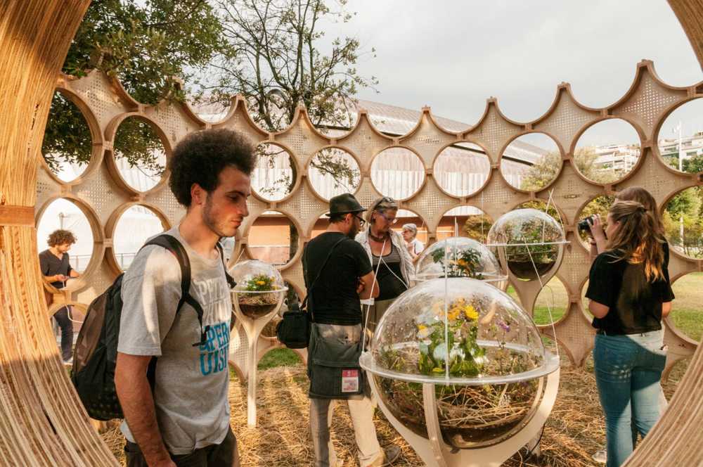 Insect pavilion in the open air