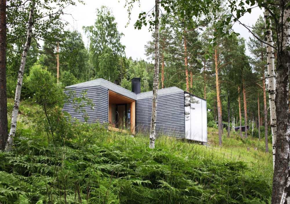 Residencia contemporánea en el bosque