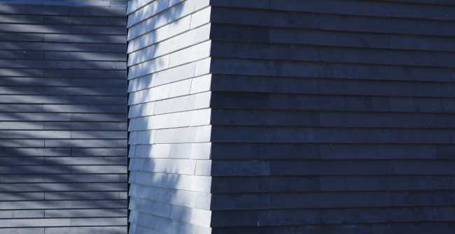 Dettaglio rivestimento esterno in legno