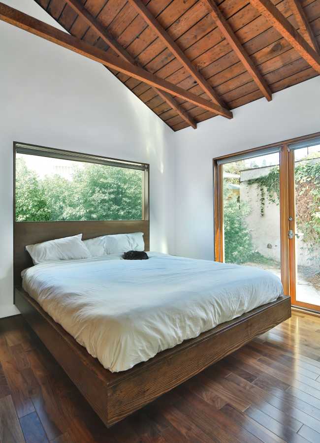 Dormitorio de un bungalow