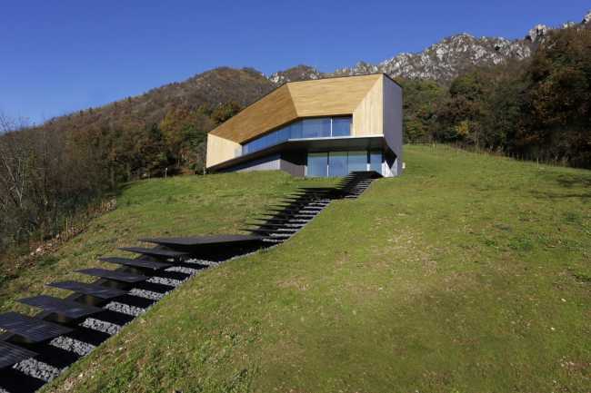 Villa on a plateau