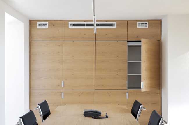 contemporary wooden interior