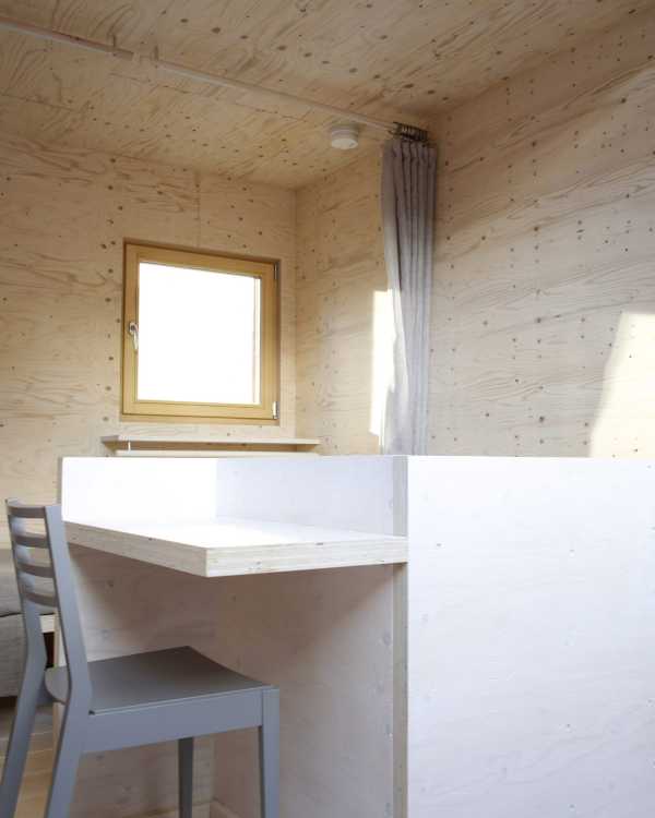 Módulo interior de madera