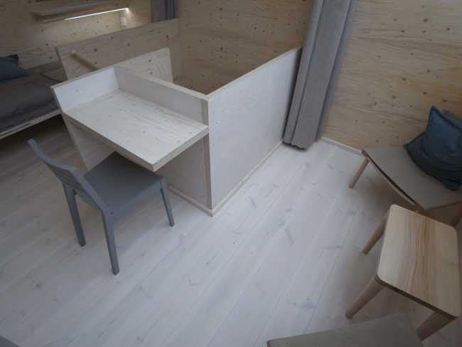 Módulo interior de madera