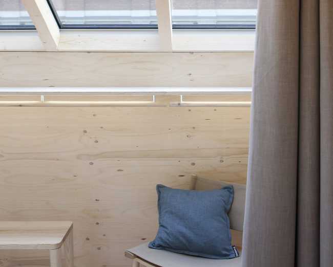 Módulo interior de madera