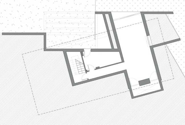 Plano plano bajo tierra