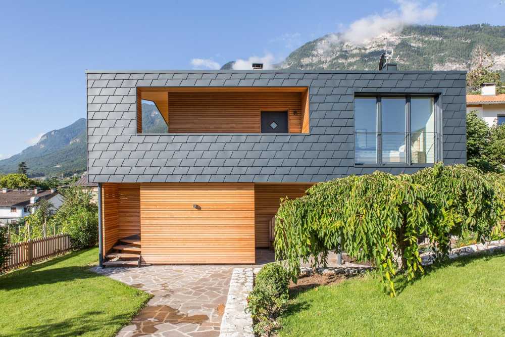 Villa de madera moderna