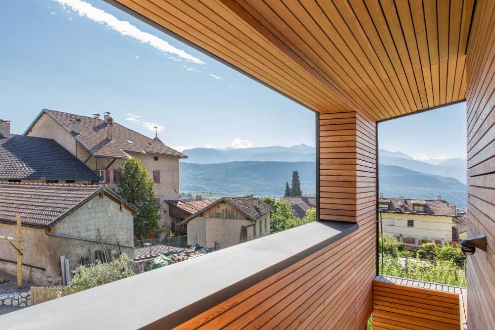 Villa de madera moderna
