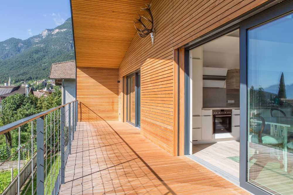 Villa de madera moderna